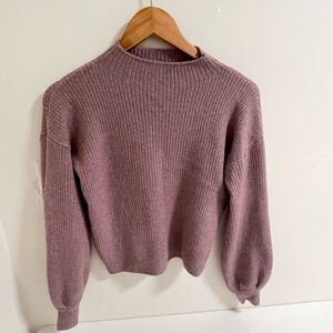 Pink rose cute sweater